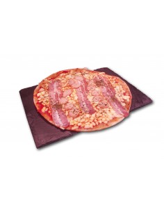 Pizza frankfurt amb bacon